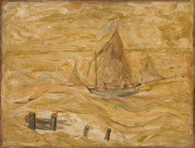 Sailboat on the Sea by Tadeusz Makowski