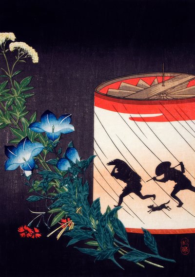 Bellflower and Lantern by Takahashi Hiroaki