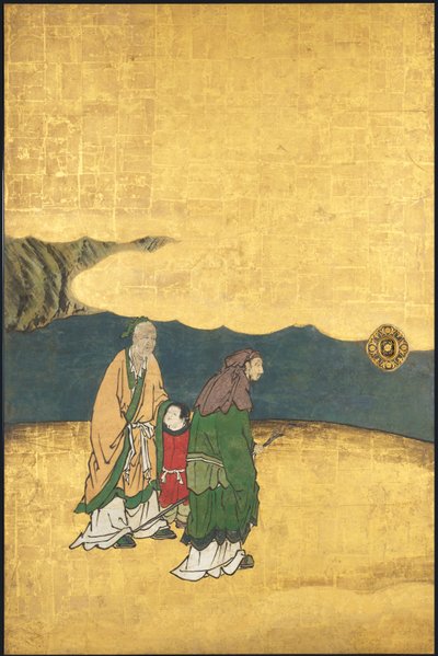 A Game of Go (detail) by Takanobu Kano