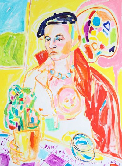 Vibrant Artist Portrait by Tamara Jare