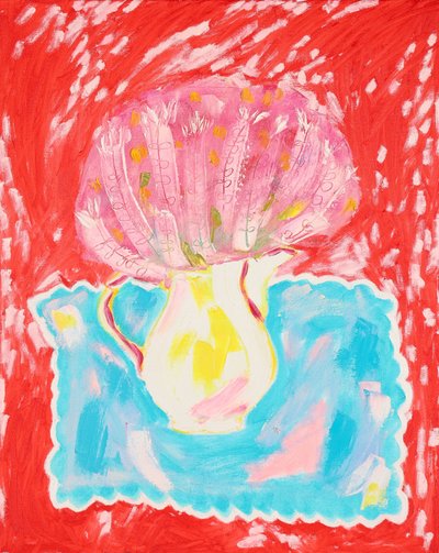 Vibrant Floral Pitcher by Tamara Jare