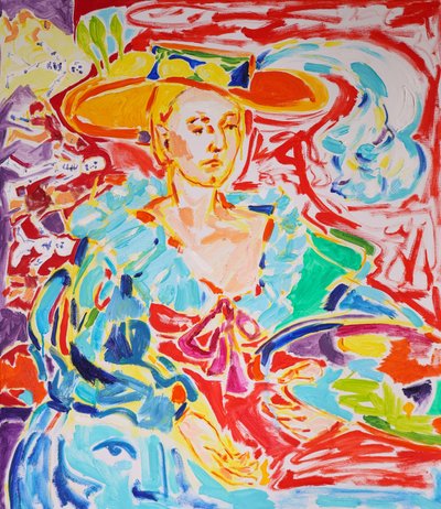 Vibrant Woman in Hat by Tamara Jare