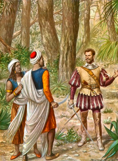 Giorgio di Silveira exclaimed It will not please God to hurt you by Tancredi Scarpelli