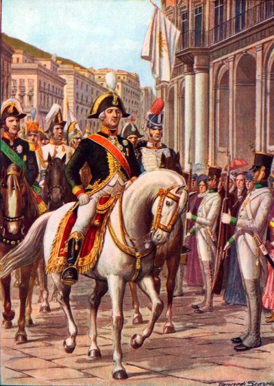 The Return of Ferdinand IV to Naples by Tancredi Scarpelli