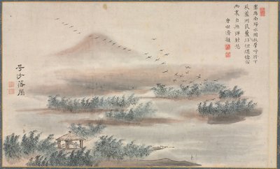 One of Eight Views of Xiao and Xiang Rivers by Tani Bunch