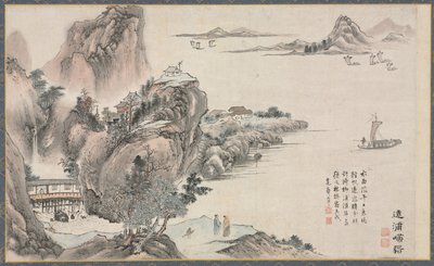 One of Eight Views of Xiao and Xiang Rivers by Tani Bunch