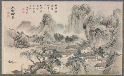 One of Eight Views of Xiao and Xiang Rivers by Tani Bunch