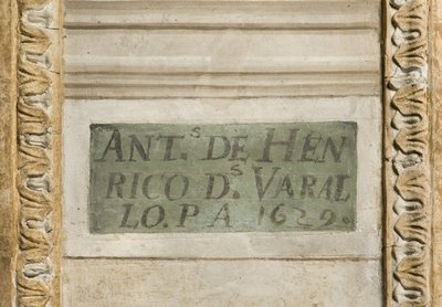 Signature of the Artist, Chapel of the Guardian Angel by Tanzio da Varallo