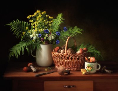 Autumn Forest Bounty by Tatyana Skorokhod