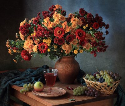 Autumn Harvest Still Life by Tatyana Skorokhod