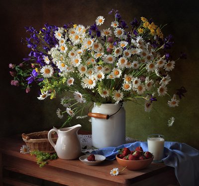 Country Summer Still Life by Tatyana Skorokhod
