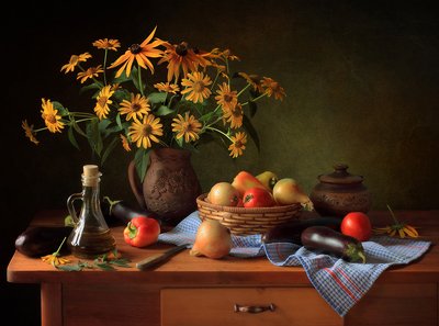 Rustic Autumn Bounty by Tatyana Skorokhod