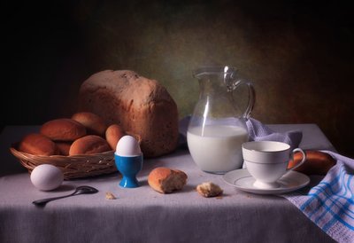 Rustic Breakfast Still Life by Tatyana Skorokhod
