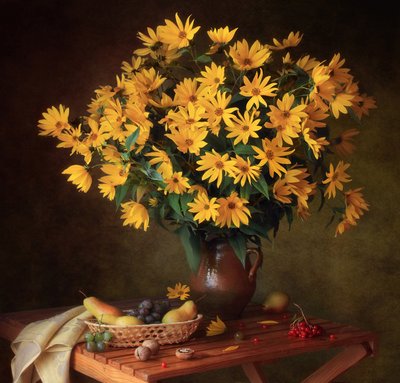Rustic Fall Bounty by Tatyana Skorokhod