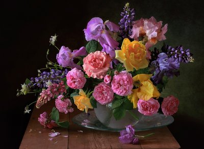 Vibrant Floral Still Life by Tatyana Skorokhod
