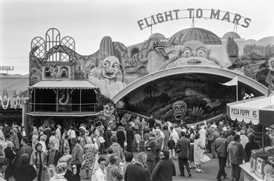 Entrance to Flight to Mars exhibit at Seattle World