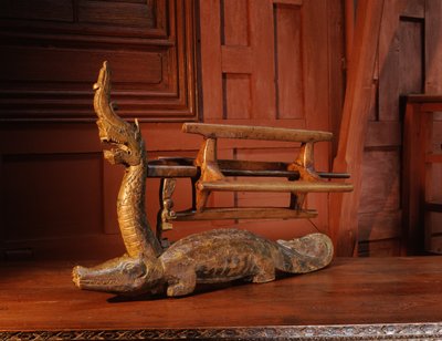 Skein-Winder in the Form of an Alligator with the Head of a Naga by Thai School
