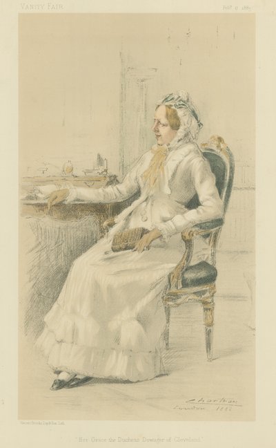 Her Grace the Duchess Dowager of Cleveland by Theobald Chartran