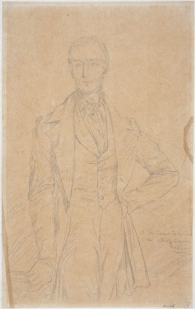 Alphonse de Lamartine by Théodore Chassériau