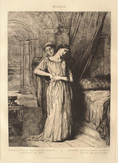 Othello Suite: No. 8 (Act 4, Scene 3: Desdemona and Emilia) by Théodore Chassériau