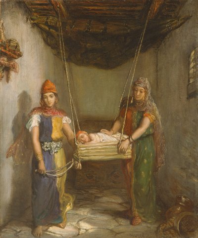 Scene in the Jewish Quarter of Contantine by Théodore Chassériau