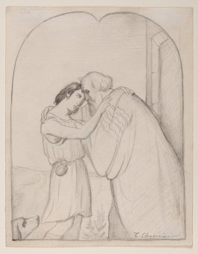 The Return of the Prodigal Son by Théodore Chassériau