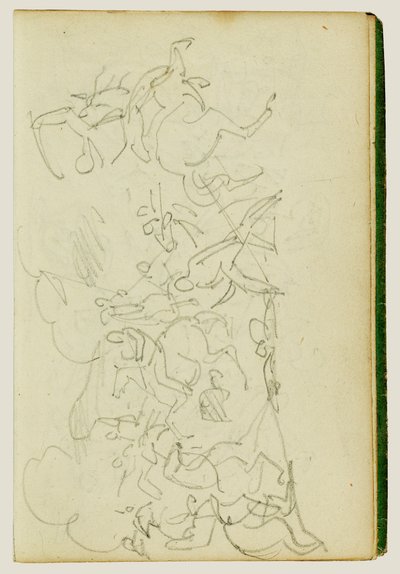 Cavalry Battle by Theodore Gericault