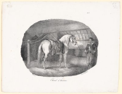 A Hanoverian Horse by Theodore Gericault