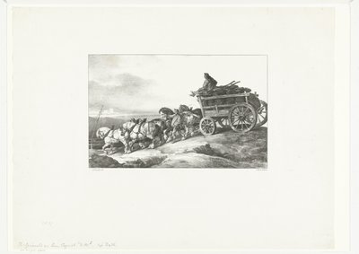 The Coal Wagon by Theodore Gericault