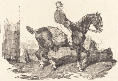 Groom Mounted on a Carriage-Horse by Theodore Gericault