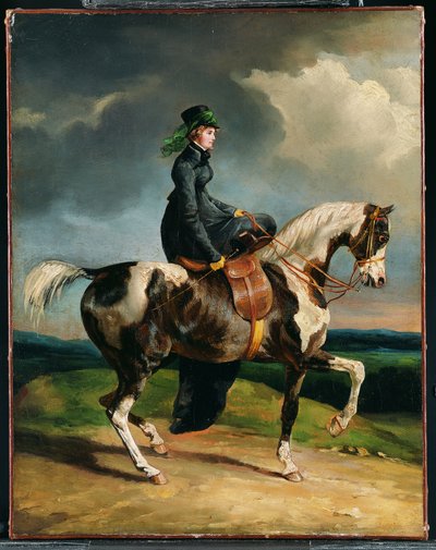 Horsewoman by Theodore Gericault