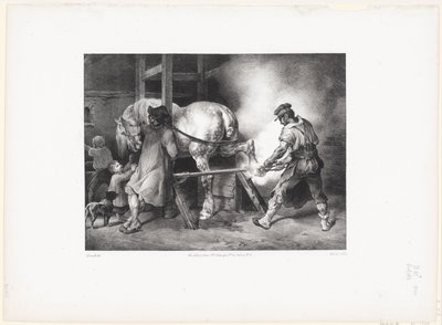 The Flemish Blacksmith by Theodore Gericault
