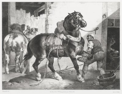 The French Blacksmith by Theodore Gericault