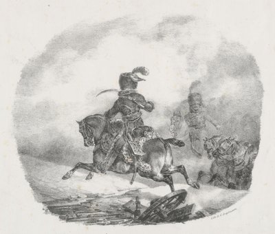 Light Artillery Officer of the Imperial Guard by Theodore Gericault