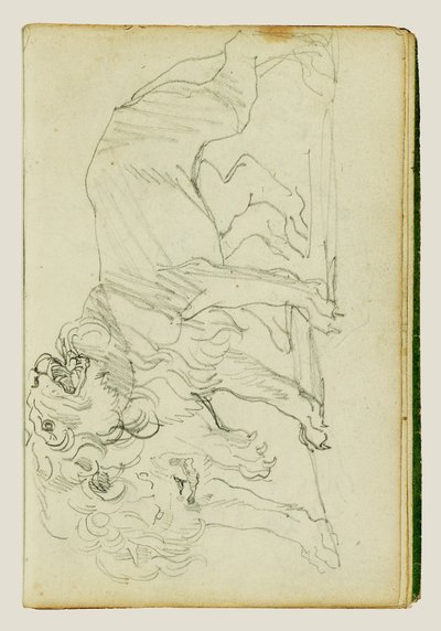 Pair of Lions by Theodore Gericault