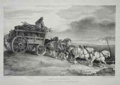 The Coal Wagon by Theodore Gericault