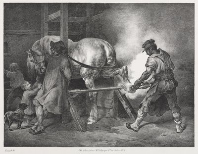 The Flemish Blacksmith by Theodore Gericault