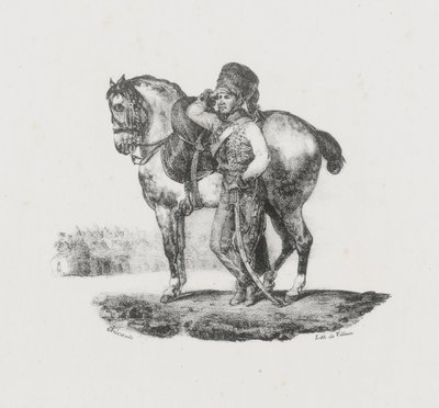 Hussar Trumpeter by Theodore Gericault
