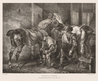 Various Subjects Drawn from Life and on Stone: The English Farrier by Theodore Gericault