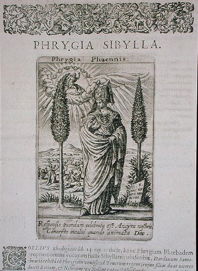 Phrygia Sibylla, copy of illustration from 