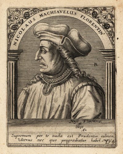 Machiavelli, Italian diplomat by Theodore de Bry