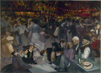 14th July by Théophile Alexandre Steinlen
