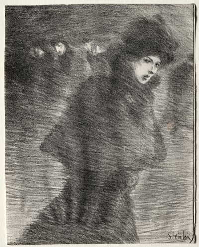 A Woman Passing By by Théophile Alexandre Steinlen