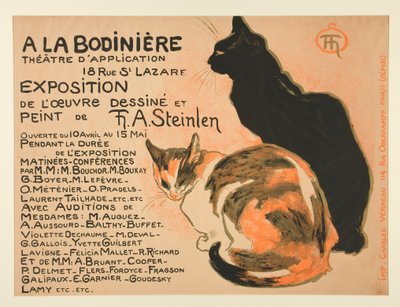 Exhibition of the Graphic Works and Painting of T. A. Steinlen by Théophile Alexandre Steinlen