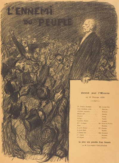 The Enemy of the People by Théophile Alexandre Steinlen