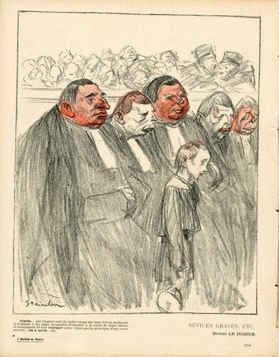 The Butter Plate, Number 357, Satirical in Colors by Théophile Alexandre Steinlen