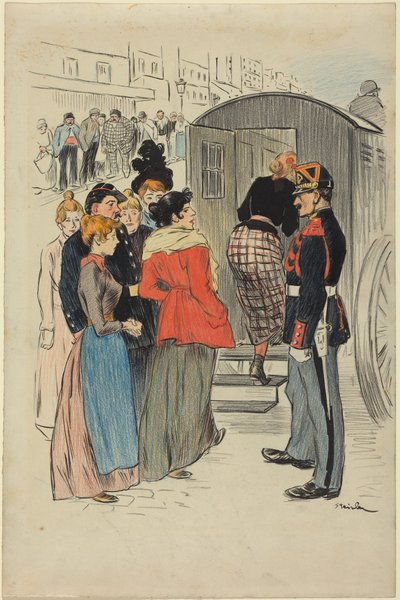 The Roundup by Théophile Alexandre Steinlen