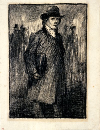 On the Boulevard by Théophile Alexandre Steinlen