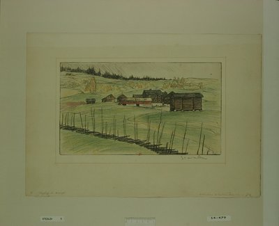 Norwegian Landscape by Théophile Alexandre Steinlen