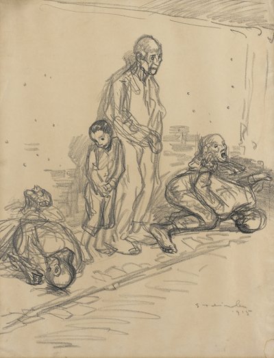 The Hostages by Théophile Alexandre Steinlen